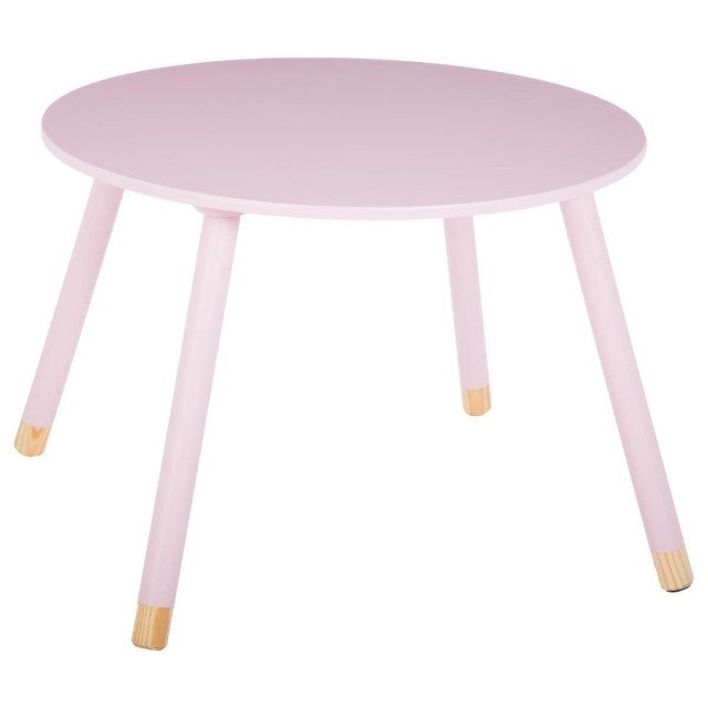 Mesa de madera infantil rosa - PETITDECO