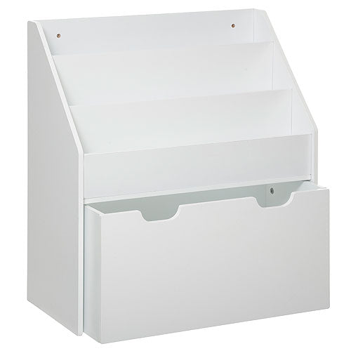 Mueble biblioteca con cajón blanco - PETITDECO