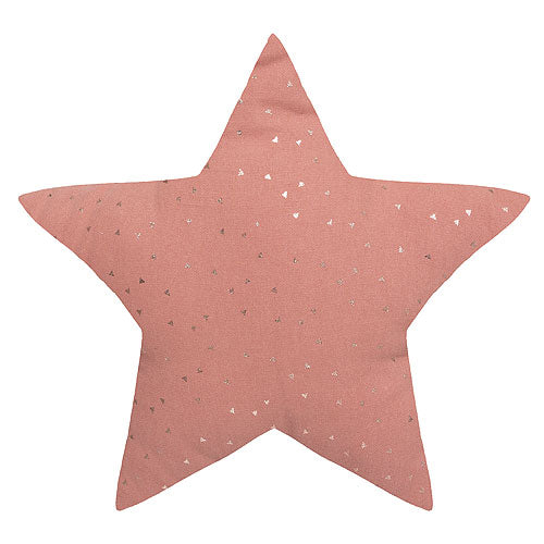 Cojín infantil estrella terracota - PETITDECO