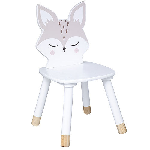 Silla de madera infantil con diseño de Zorro - PETITDECO