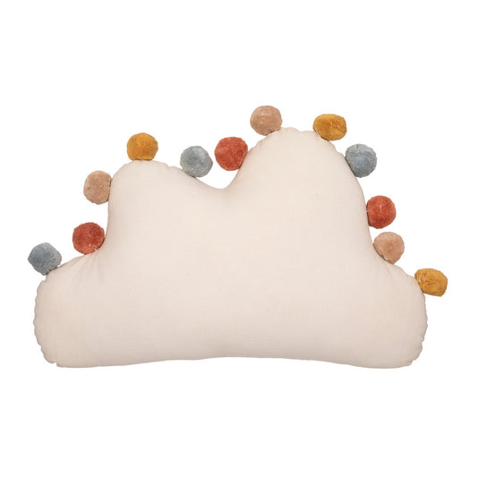 Cojín infantil nube pompons - PETITDECO