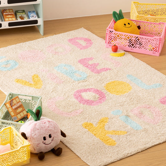 Alfombra infantil Good Vibes 100x150cm - PETITDECO