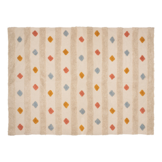 Alfombra infantil rectangular arlequín - PETITDECO