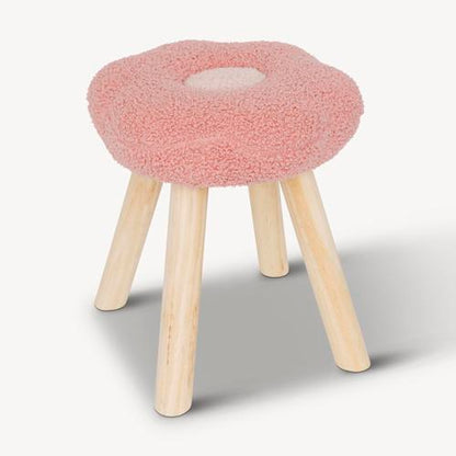 Taburete infantil con asiento en forma de flor - PETITDECO