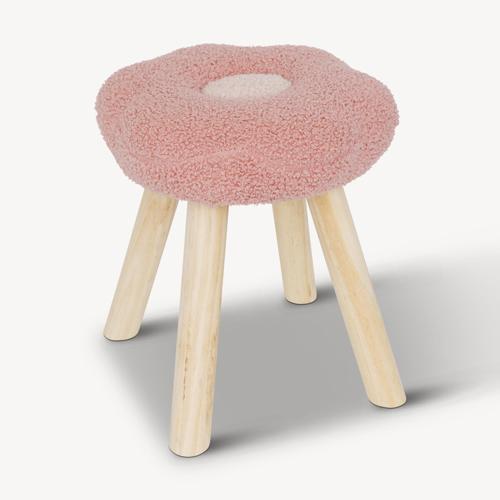Taburete infantil con asiento en forma de flor - PETITDECO
