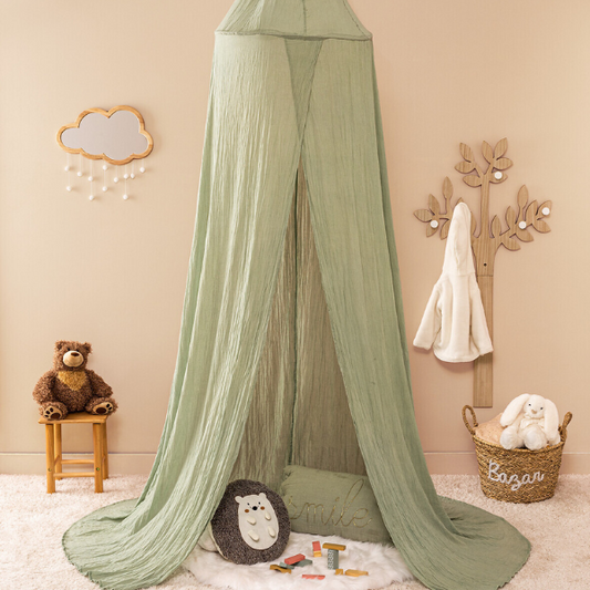 Dosel para cama infantil verde - PETITDECO