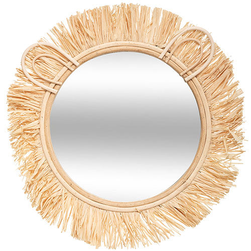 Espejo infantil de mimbre León - PETITDECO