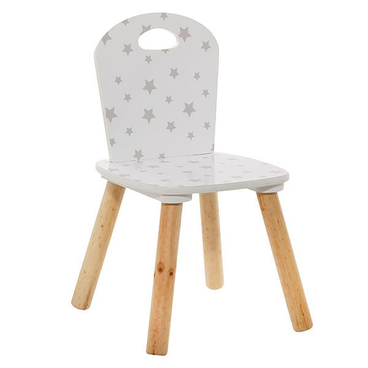Silla de madera infantil Estrellitas - PETITDECO