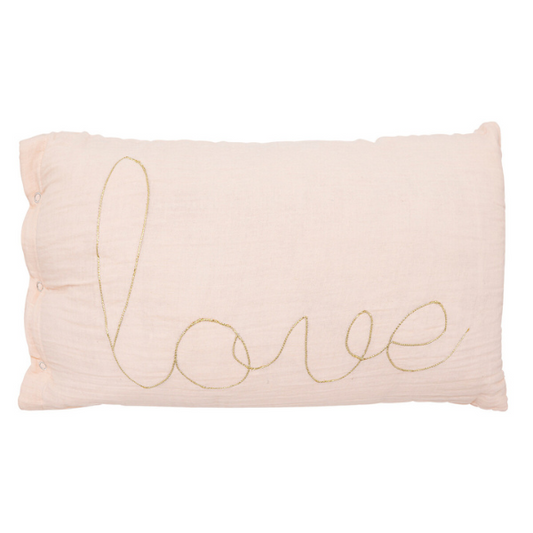 Cojín infantil rectangular rosa - PETITDECO